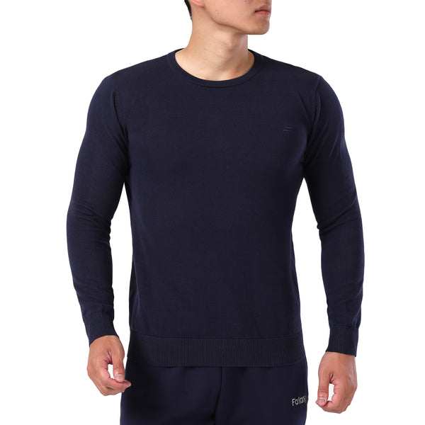 langärmliger Strickpullover  Herren