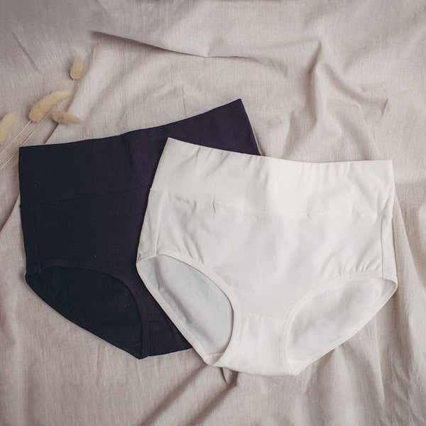 5 X High Waist Panties Boxershort Damen Baumwoll Unterhosen