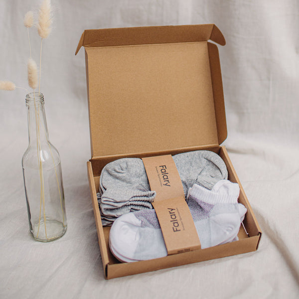 atmungsaktive Socken mit Silikonpad