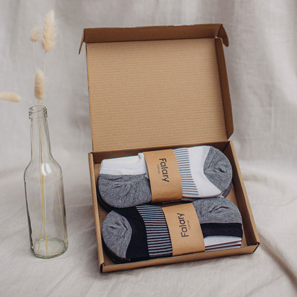 8 x Damen Sport Füßlinge Unsichtbare Kurze Silikonpad Socken Anti Rutsch